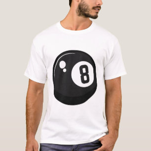 Clic Magic 8 Acht LL biljart poolspeler Volwassen T-shirt