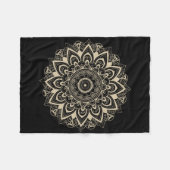 Clic Mandala Style 86 47 Subtiele Anti Trump Resis Fleece Deken (Voorkant (Horizontaal))