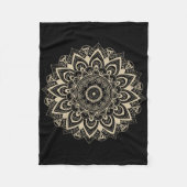 Clic Mandala Style 86 47 Subtiele Anti Trump Resis Fleece Deken (Voorkant)