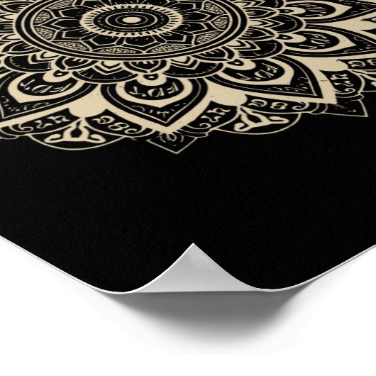 Clic Mandala Style 86 47 Subtiele Anti Trump Resis Poster (Hoek)