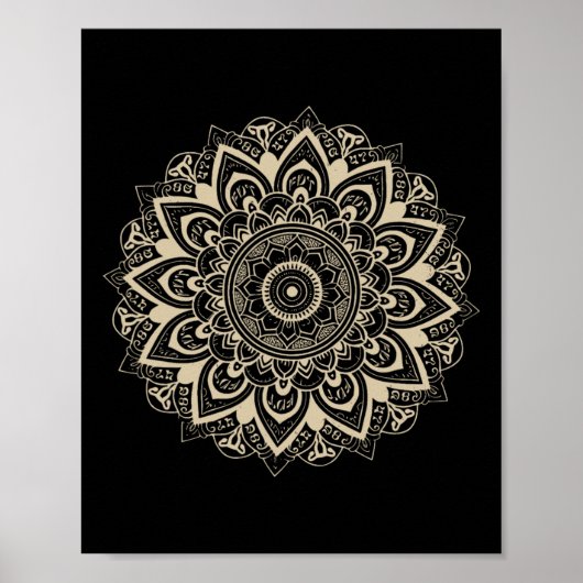 Clic Mandala Style 86 47 Subtiele Anti Trump Resis Poster (Voorkant)