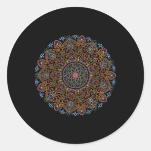 Clic Mandala Style 86 47 Subtiele Anti Trump Resis Ronde Sticker