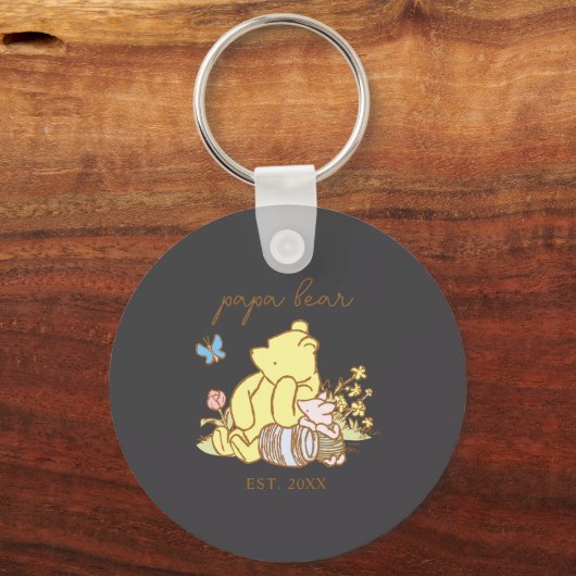 Clic Papa Bear New Dad  Sleutelhanger (Voorkant)