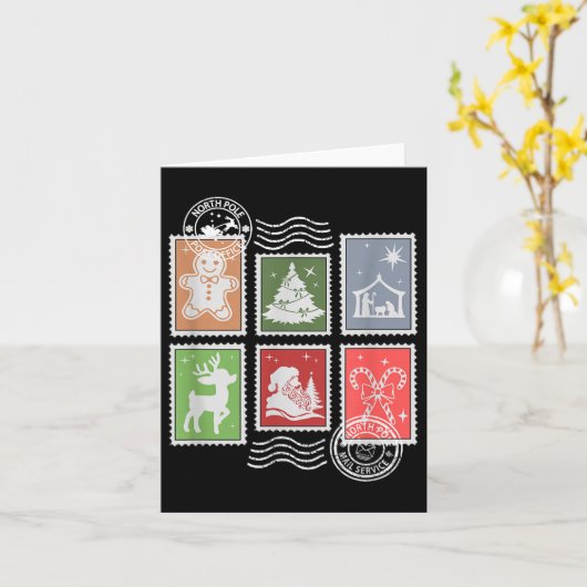 Clic Stage Stamps Christmas Mail Kaart (Gele Bloem)