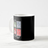 Clic Stage Stamps Kerstmail Koffiemok (Voorkant links)