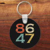 Clic stijl 86 47 Anti Trump Sleutelhanger (Voorkant)