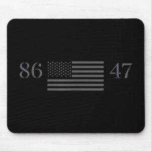 Clic Vintage 80s Stijl 86 47 Anti Trump 8647 _1 Muismat