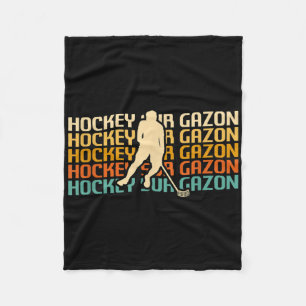 Clic Vintage Retro Veldhockey _1 Fleece Deken
