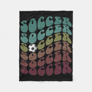 Clic Voetbal Gewoon Meisje Dat Doelpunten Scoren C Fleece Deken