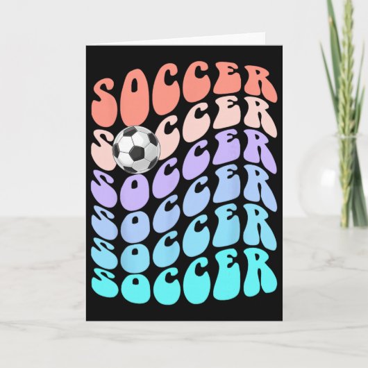 Clic Voetbal Gewoon Meisje Dat Van Roze Score Game Kaart (Voorkant)