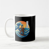 Clicale Musicus Mahler Ukiyo-e Surfen Koffiemok (Links)