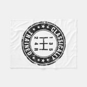 Clically Trained Car Guy Manual Transmission Stick Fleece Deken (Voorkant (Horizontaal))
