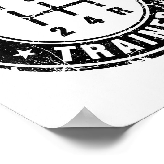 Clically Trained Car Guy Manual Transmission Stick Poster (Hoek)