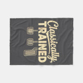 Clically Trained Retro Racing Three Pedals Manual Fleece Deken (Voorkant (Horizontaal))