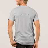 Cliché geschenk voor schrijvers Tri-Blend shirt (Achterkant)