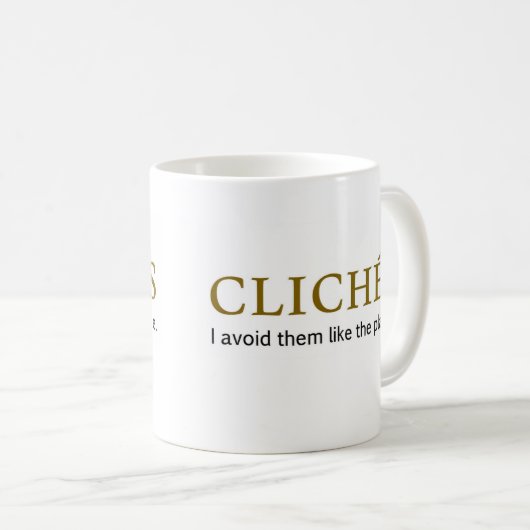 Cliché mok (Voorkant rechts)