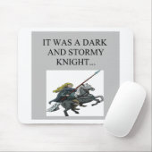 cliché voor donkere en stormachtige nacht muismat (Met muis)