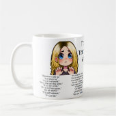 Cliches voor het beëindigen van gedachten koffiemok (Links)