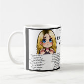 Cliches voor het beëindigen van gedachten koffiemok (Links)