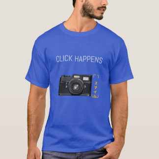 "Click Happens" T-shirt voor de Snap Happy Soul