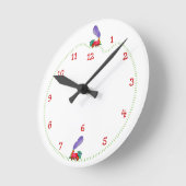 Clickety Clack Train Time Ronde Klok (Hoek)