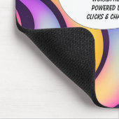  Clicks & Chaos – Abstract Design Personalized Muismat (Hoek)