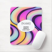  Clicks & Chaos – Abstract Design Personalized Muismat (Met muis)