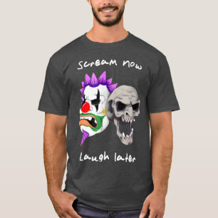 ClickyFingers Clown Psycho Path Haunted Attraction T-shirt