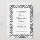 Client Appreciation Dinner Kaart (Voorkant)