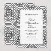 Client Appreciation Dinner Kaart (Voorkant / Achterkant)