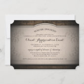 Client Appreciation Event Custom Rustic Invitation Kaart (Voorkant)
