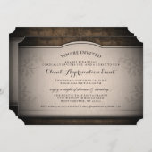 Client Appreciation Event Custom Rustic Invitation Kaart (Voorkant / Achterkant)
