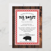 Client Appreciation Pig Roast BBQ Party Invitation Kaart (Voorkant)
