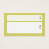 Client Card Visitekaartje (Achterkant)