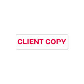 Client Copy-Sjabloon Zelfinktende Stempel (Design)