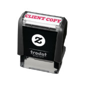 Client Copy Text Sjabloon voor documenten Zelfinktende Stempel (Product)