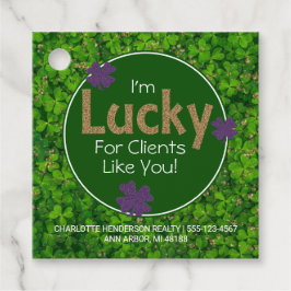 Client Gift Pop op St. Patricks Day door Bedankjes Labels