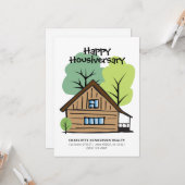 Client Happy Housiever Jubileum Kaart (Voorkant / Achterkant in situ)