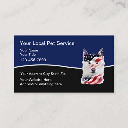 Client Logo Pet Care Visitekaartje (Voorkant)