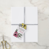 Client Pop op Logo onroerend goed Cadeaulabel (Met Touw)