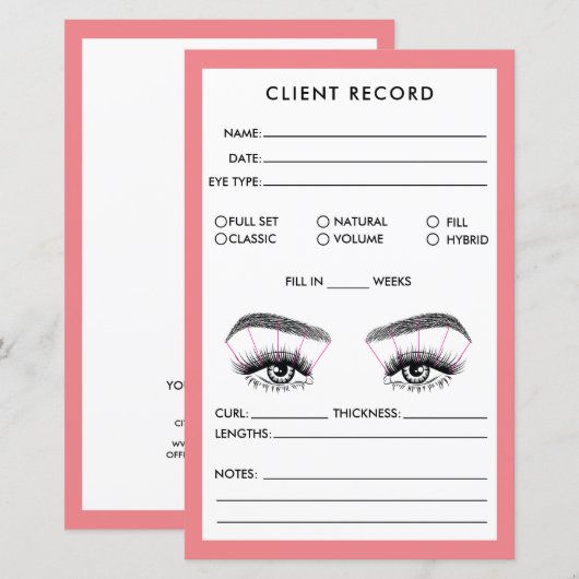 Client Record toevoegen Logo (Voorkant / Achterkant)