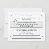 Client Reference Program Invite Kaart (Voorkant)