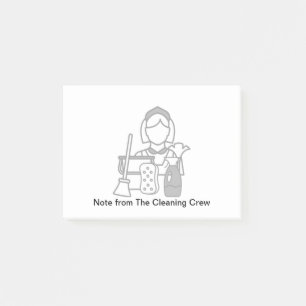 Client Sticky Notes voor reinigingsservice