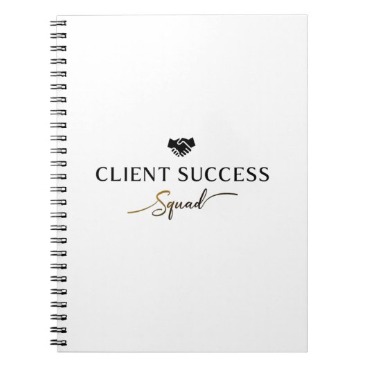 Client Success Squad – Professioneel Team Notitieb Notitieboek (Voorkant)