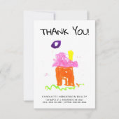 Cliënt van onroerend goed van aangepast Kind aan h Bedankkaart (Voorkant)