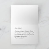 Clientfoto bewerkbaar onroerend goed bedankkaart (Binnen)