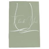 Cliëntgift Dank u Zak met Douane Logo Medium Cadeauzakje (Voorkant)