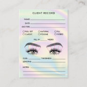 Clientrecord toevoegen Logo Holograaf Visitekaartje (Voorkant)