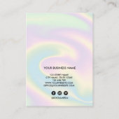 Clientrecord toevoegen Logo Holograaf Visitekaartje (Achterkant)