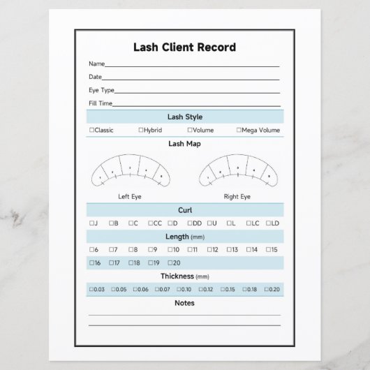 Clientrecord voor lasextensie (Voorkant)